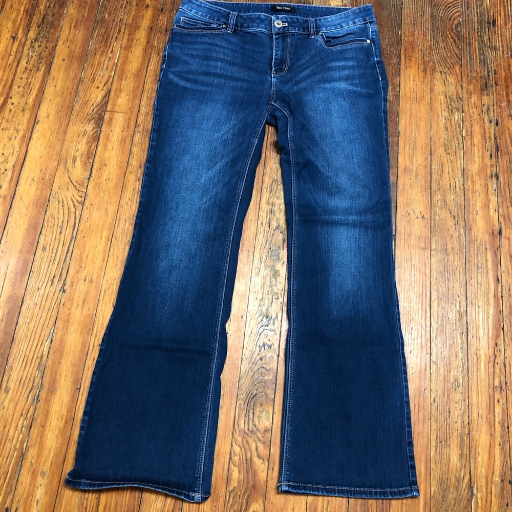 White House Black Market Boot Leg Jeans